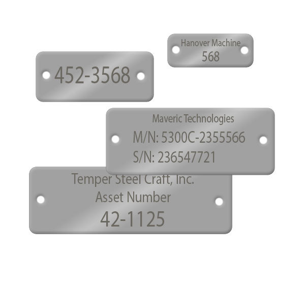 Stainless Steel Metal Tags Blank, Engraved, Color Printed -…