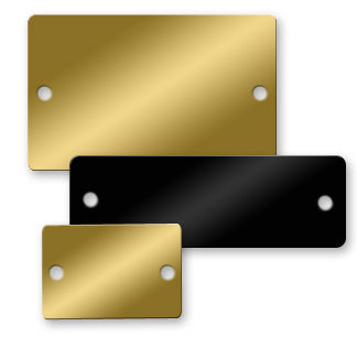 6x9mm Made In USA Brass Tags-0449-90