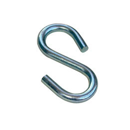 2 Zinc-Plated Steel S-Hooks
