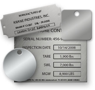 tags stainless steel engraved metal blank printed plates labels naptags