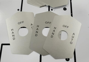 Metal Legend Plates for Control Panels - NapTags.com