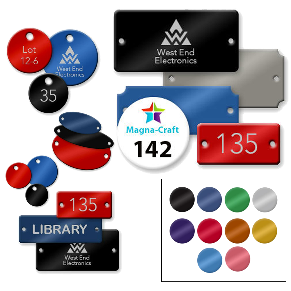 Anodized Aluminum Tags - NapTags