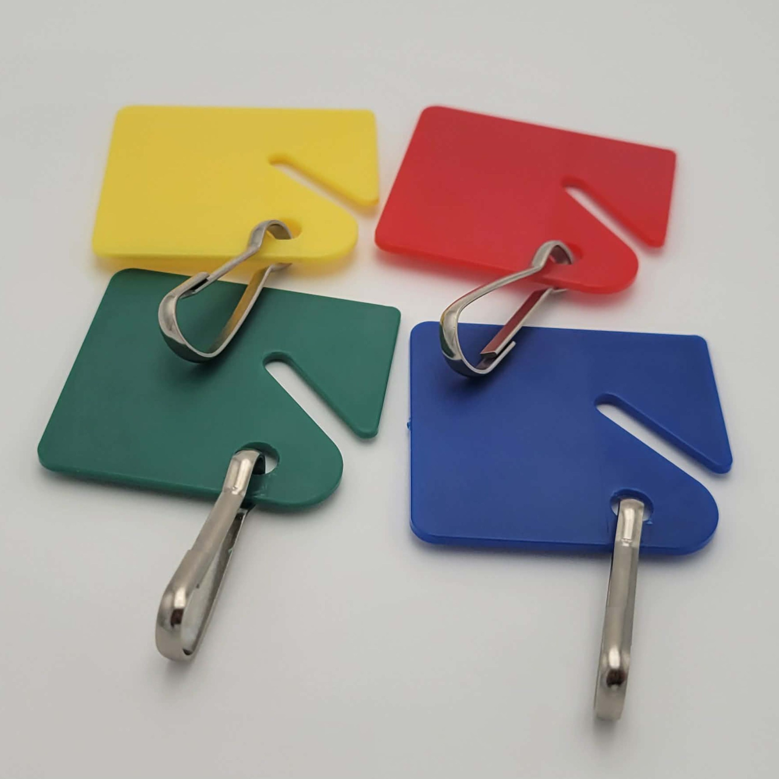 Blank Assorted Slotted Rack Key Tags - NapTags.com