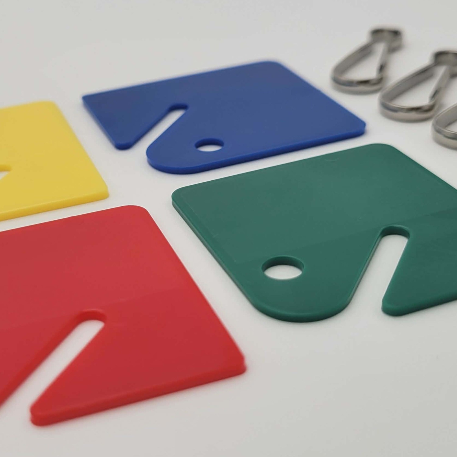 Blank Assorted Slotted Rack Key Tags - NapTags.com